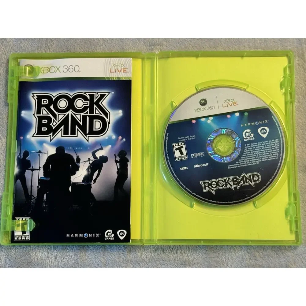 Lot Brutal Legend Microsoft Xbox 360 2009 CIB & Rock Band 2007 Video Games Ozzy